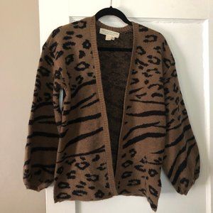 Saltwater Luxe Animal Print Cardigan